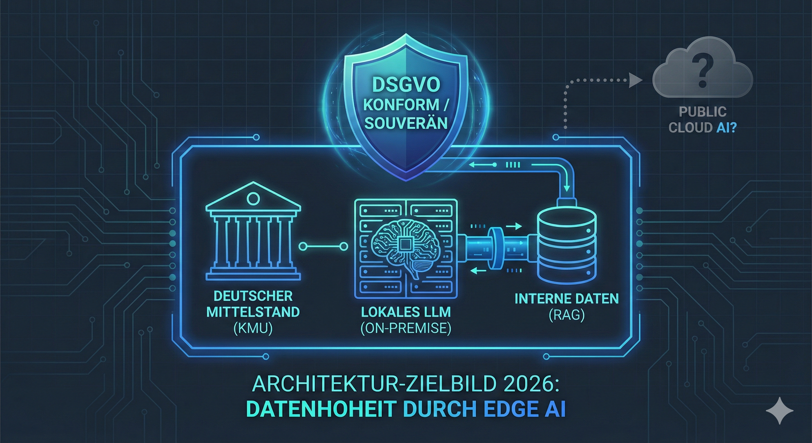Souveräne KI-Architekturen: Der Mittelstand zwischen Effizienz und Datenschutz